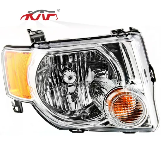 Chrome Headlamp FO2503229 FO2502229 - Headlights Replacement for Ford Escape 2008-2012