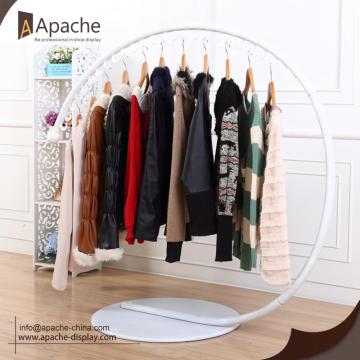 Metal Circular Clothing Display Floor Stand