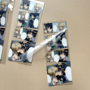 Student KPOP Printing Transparent Photo Card Holo Lenticular Photocard