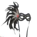 Masque en plumes costumes à vente chaude avec dentelle