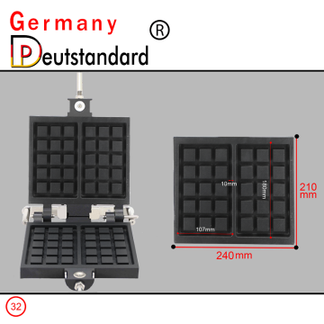kommerzielle elektrische rotierende belgische Waffelmaschine mit hoher Qualität zum Verkauf