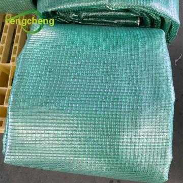 Reinforced leno mesh sheet greenhouse covers