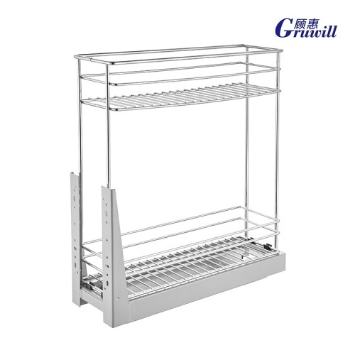 Pull-out environmentally friendly metal cabinet drawers