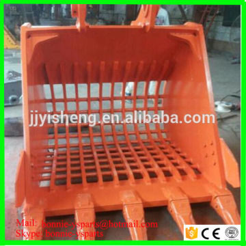 heavy duty hitachi ZX200 ZX230 ZX240 ZX250 ZX270 ZX330 ZX350 excavator screening bucket