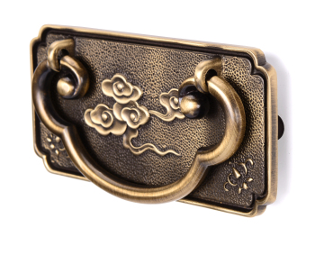 Furniture hardware Antique Brass drawer pulls rings