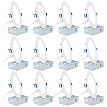 High Brightness CCT Commercial Recessed LED Downlight Fixture