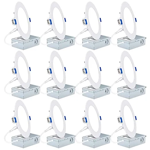 High Brightness CCT Commercial Recessed LED Downlight Fixture