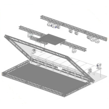 transparente 3D -Holo -Pfeffer -Geisterprojektion Hologrammfolie