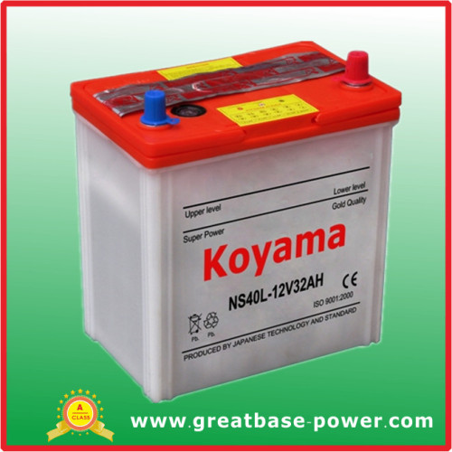 Jis Dry Charged Car Battery -ns40-12v32ah (36b20r(ns40l)), High Quality ...