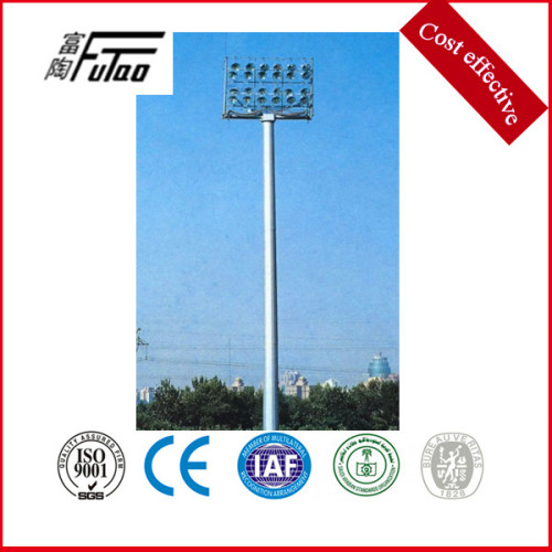 Estádio de futebol de iluminação de mastro de 25m de altura por 600W