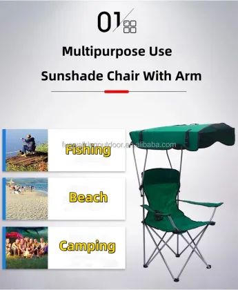 Folding Portable Lightweight Aluminum Camp Chair for Outdoor Events
