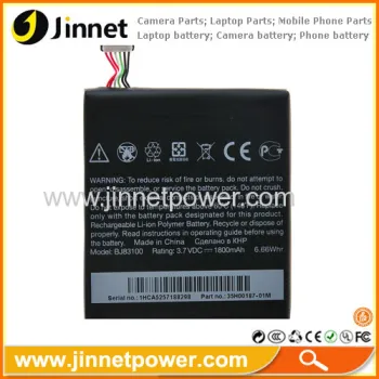 Mobile Phone Battery 3.7v 1800mah For Htc One X Battery Bj83100 G23 S720e 