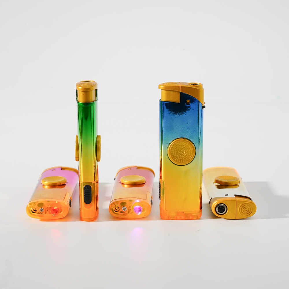 Fidget Spinner Lighter with Built-in LED