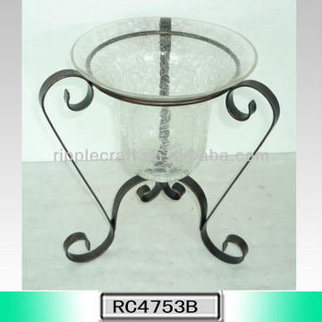 New launch Elegance Iron Standing Tealight Holder Home Decoration