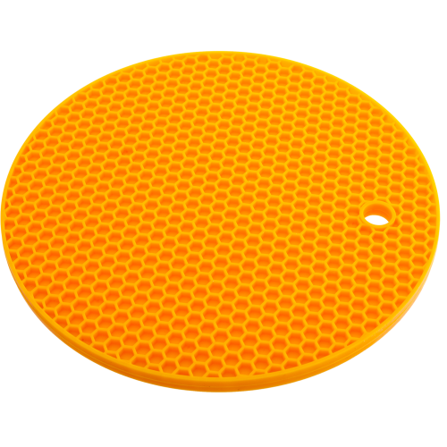 Soporte de olla de panal de silicona de forma redonda