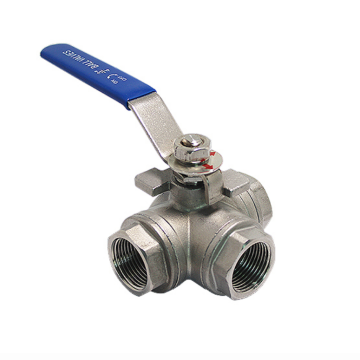 Covna Stainless Steel 3-Way Ball Valve: L-Type and T-Type Manual Valve