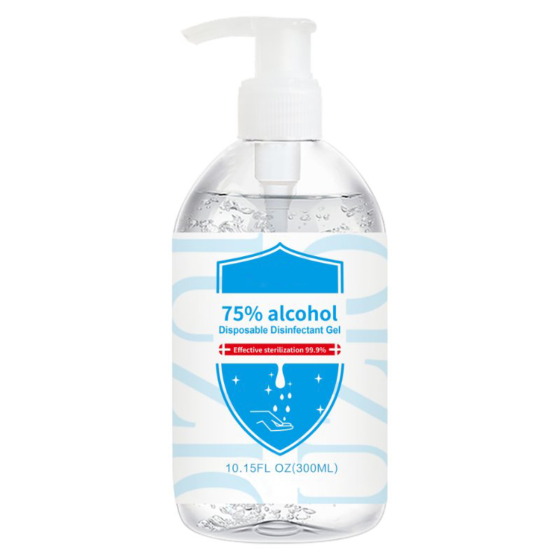 Gel disinfettante per mani antibatterico alcolico da 300 ml