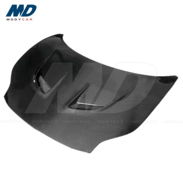 Cappuccio in fibra di carbonio per Ferrari 458 Italia e Spider - stile nero - stile nero - stile nero