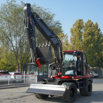 Rhinoceros XN120 wheel excavator with good quality