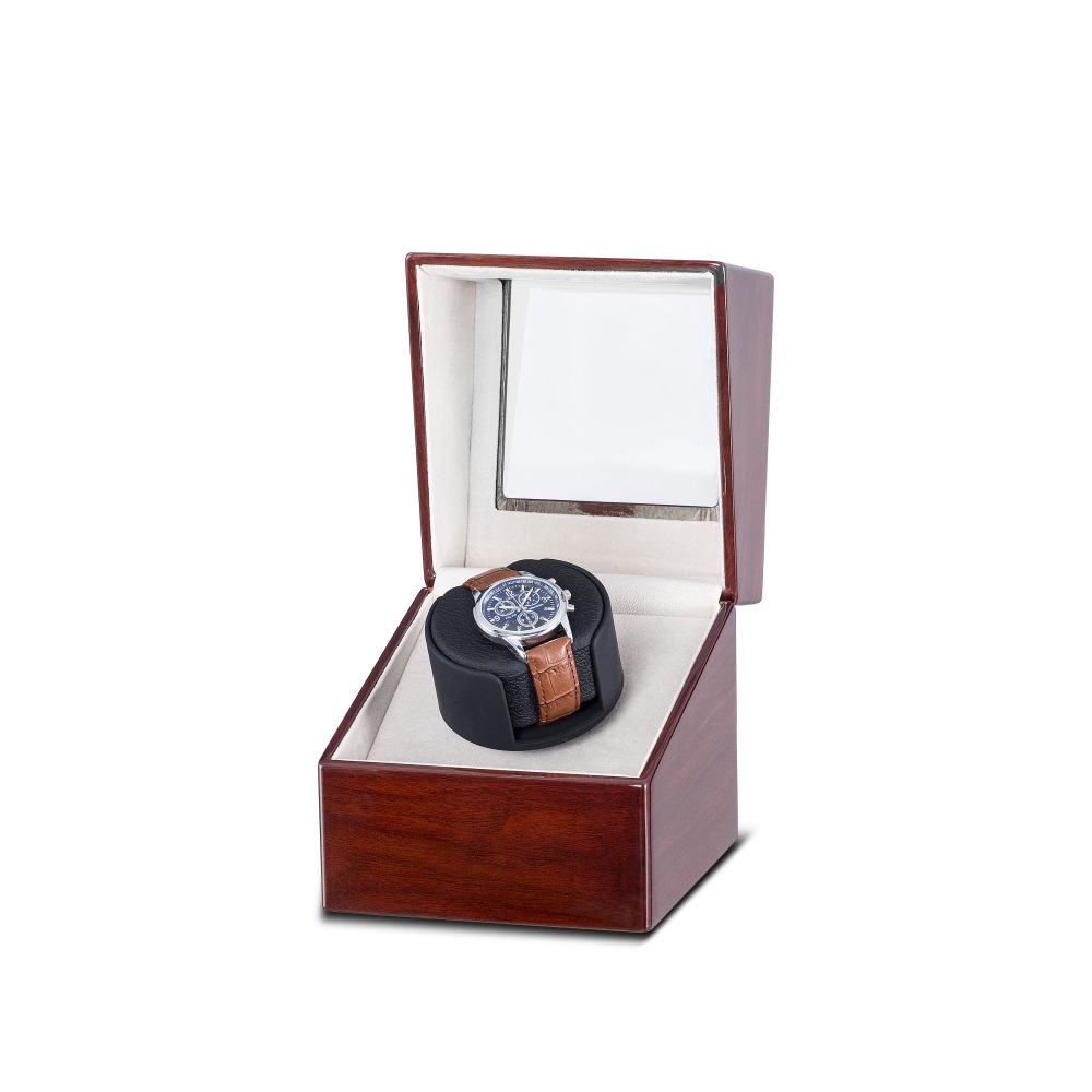 class red wood watch winder