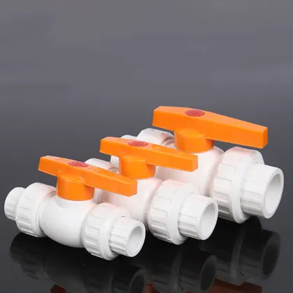 PPR Double Union Steel Core Ball Valve