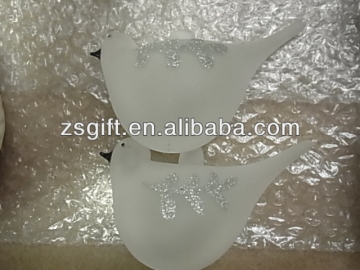 glass bird christmas tree deocratons