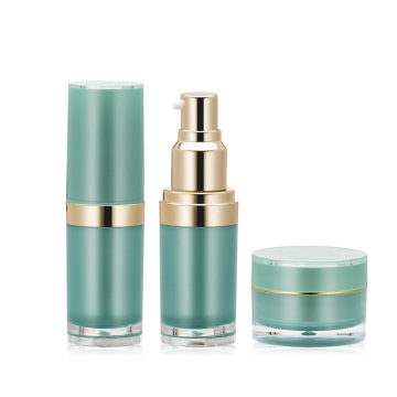 vide 20 ml de luxe en or vert vide Cosmetics Bouteilles 5G 10G 15G 20G 30G CYLIND