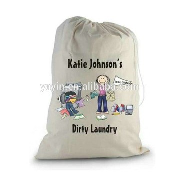 Promotional Full Color Printing Gloss Cotton Shoe Bag Made In China