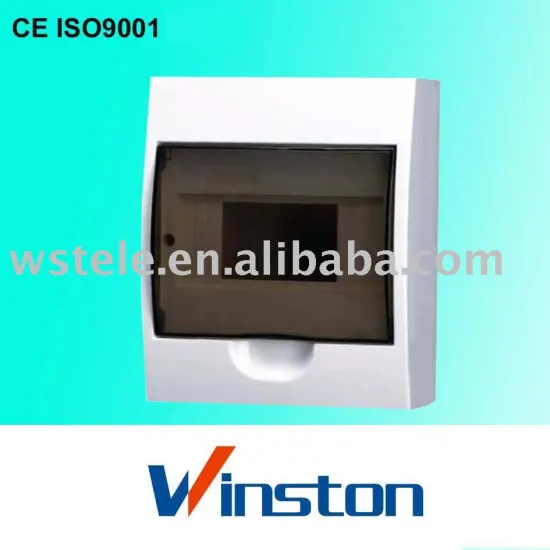 CE TSM-8ways surface type plastic distribution box IP40