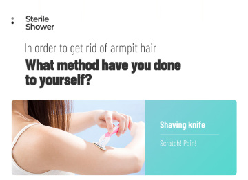 Immediately show hair removal cream