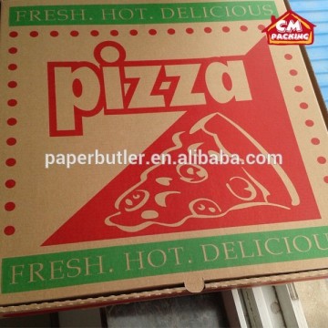 Custom cheap corrugated micro-flute carton paper pizza box manufacturer