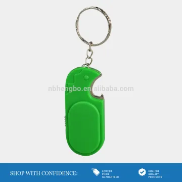 led bottle opener tape measure promotion keychain keyring