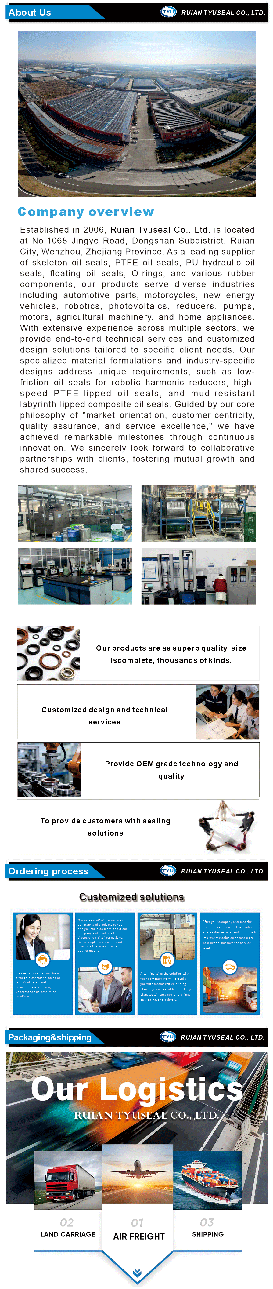 tc type oil seal for machinery