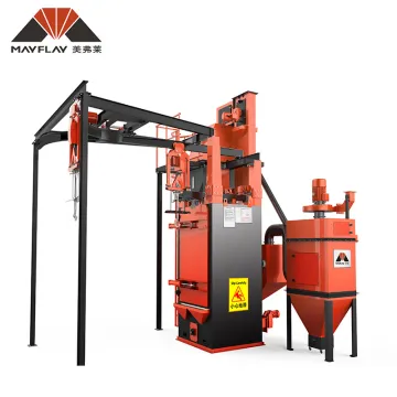 MAYFLAY Spinner hanger hook type shot blasting machine