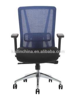 KL-X3-01B newest simple OEM BIFMA middle mesh back SS leg factory custom made direct sell green material staff office chair
