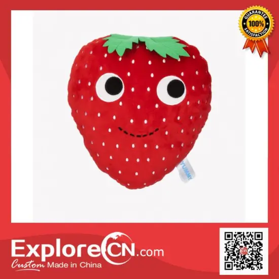 High Quality stuffed strawberry plush toy