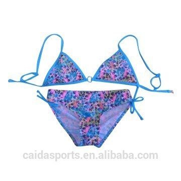 Blue sexy baby girl bikini swimwear suits