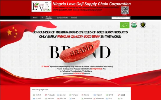 Affordable Price Superfood Organic Goji Berries