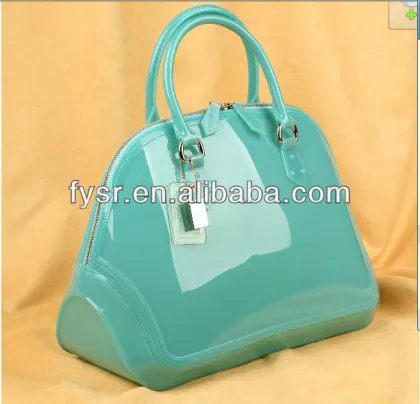 shell shape silicone bag pvc lady's bag