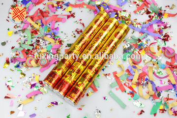 wedding streamer party poppers gold confetti party popper happy conic popper