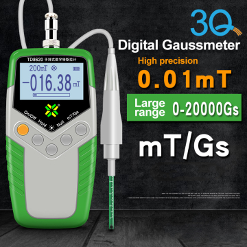 Handheld Digital Tesla Meter for Magnetic Field Measurement