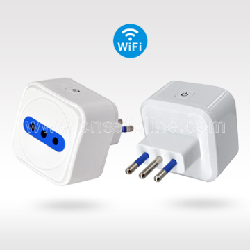 Italian Tuya Technology 2P+T 10A Smart Plug Adapter SL1081 - Wi-Fi Controlled Switch