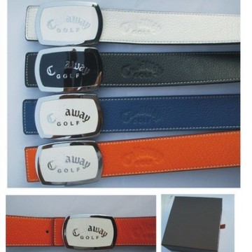 Lichee Pattern Multi Color Golf Belt with Ball Marker for Sport