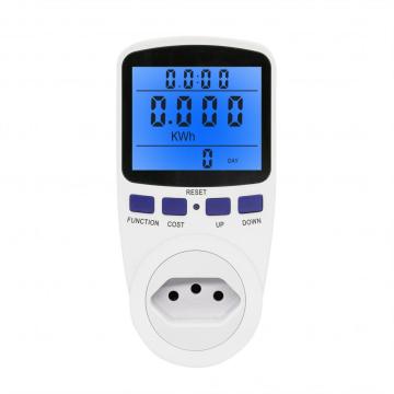 Big LCD Power Meter With Brizal Plug