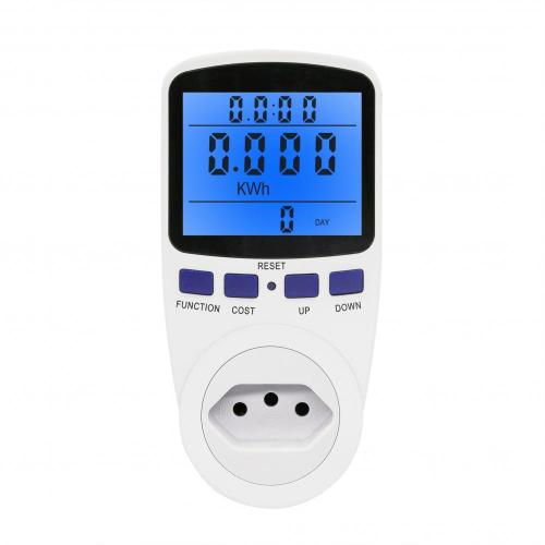 Big LCD Power Meter com plugue Brizal