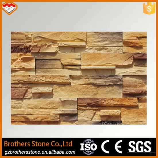 Gloden color antacid and light weight thin stone veneer panels