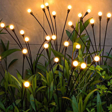 Solar Powered Firefly Light DC5V Waterproof Garden Lights