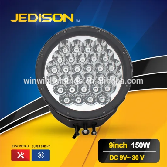 Automotive 150W Round Driving lamp 9V-32v 4x4 Offroad led working light