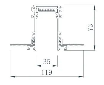 Recessed Linear Track -A