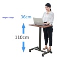 Adjustable Rolling Laptop Office Desk